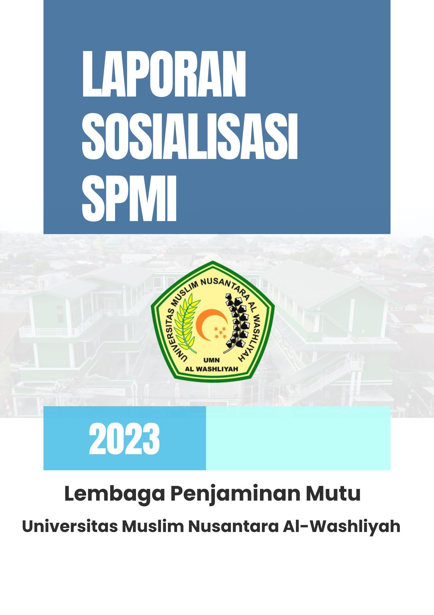 Laporan Sosialisasi SPMI Cover